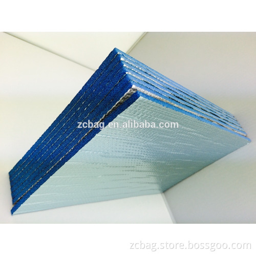 adhesive aluminium foil Heat Insulation Film Double Foil Bubble Aluminum Loft Insulation Film Roll Wall Caravan woven cloth